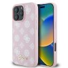 Guess GUHMP16LPGPYSP iPhone 16 Pro 6.3 różowy/pink hardcase Peony Script Logo MagSafe